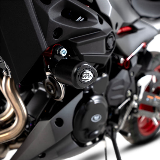 Aero Crash Protectors (Non-drill)- Kawasaki Ninja 250/400 '18- & Z400/ Z250 '19-, Z500 (Ninja) '24- Colour: Black