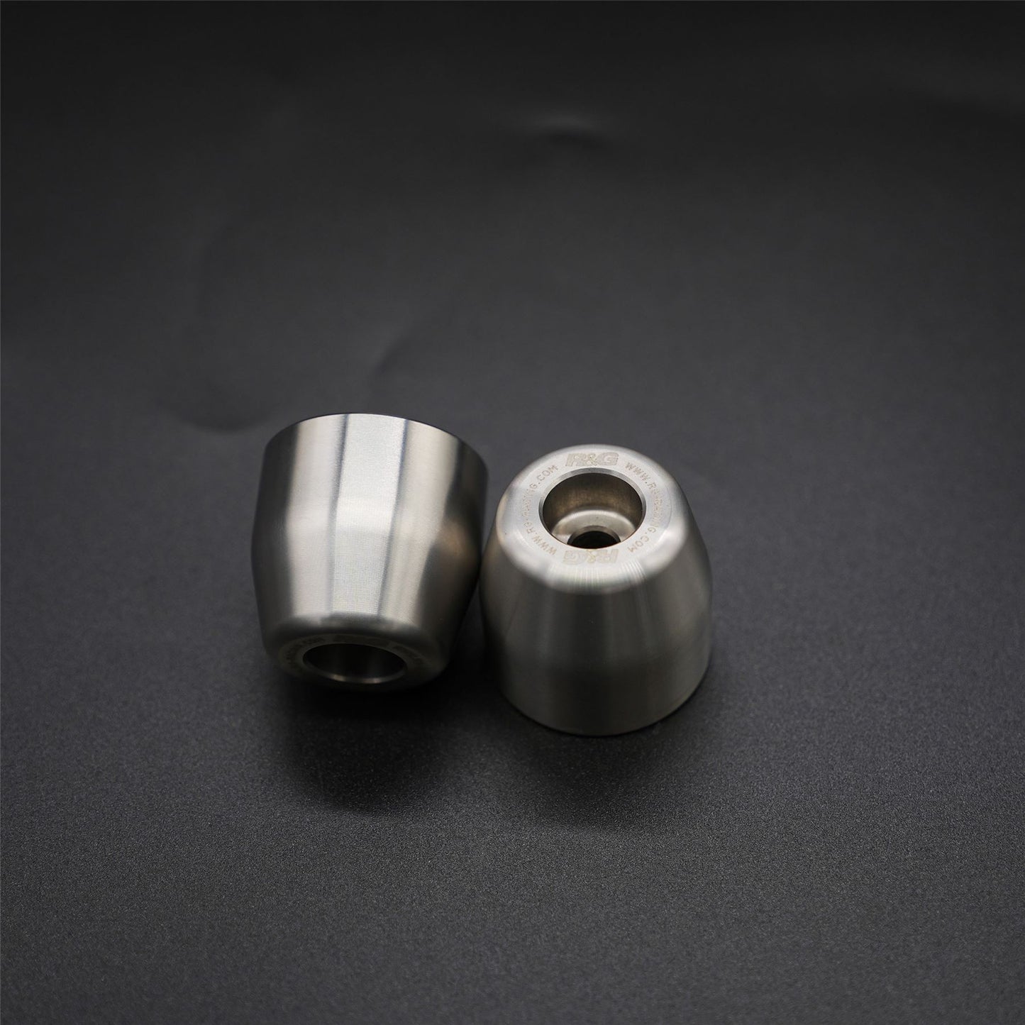R&G Stainless Steel Bar End for the Aprilia RSVR, RSV Mille, Tuono '02-'10, V4 Tuono 1000/1100 '11- '24, Futura, Mana, Inazuma 250
