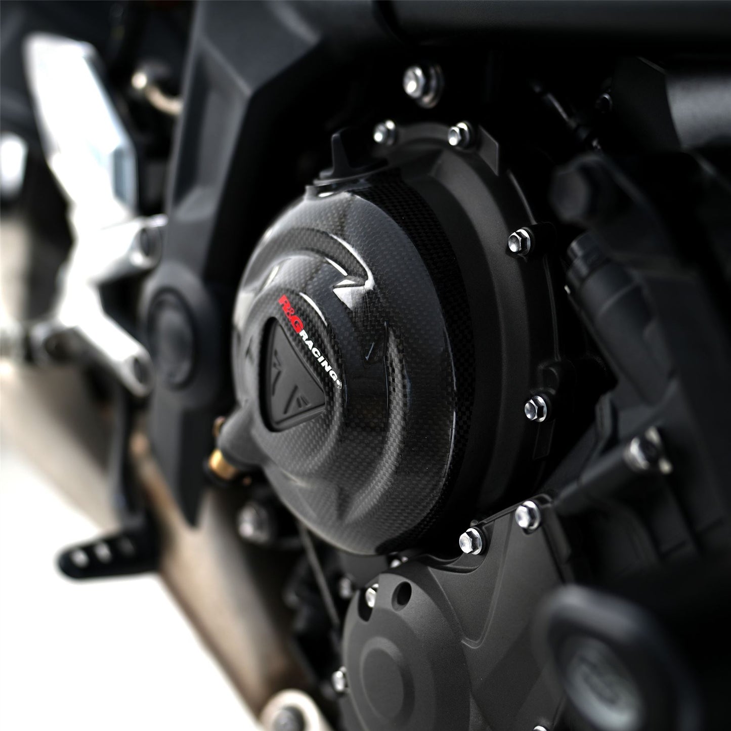 Carbon Fibre Engine Case Slider (RHS) for Triumph Trident 660 '21-, Daytona 660 '24- & Tiger 660 '22- '24