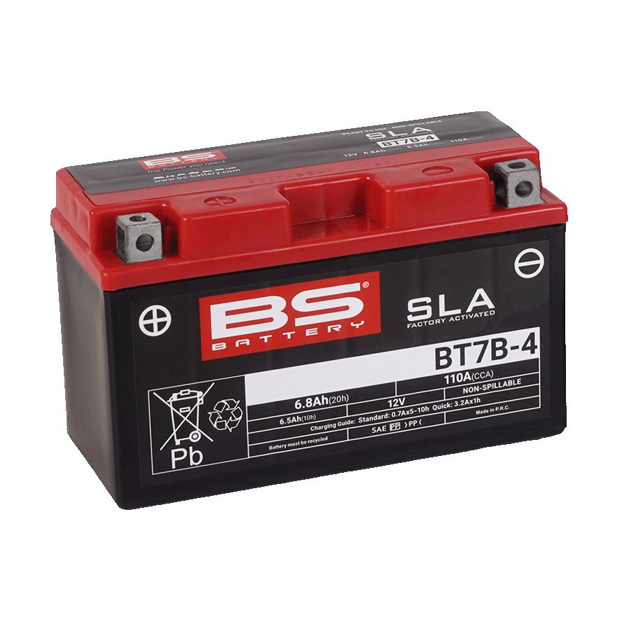 BS BT7B-4 SLA (WC) Factory Activated Battery