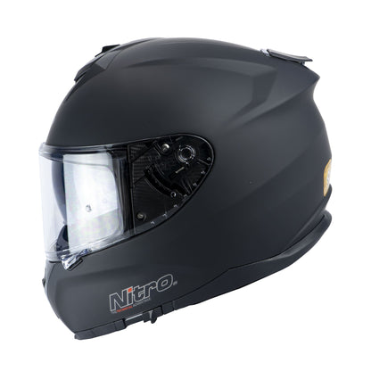 HELMET NITRO N540 DVS SATIN BLACK XS-54