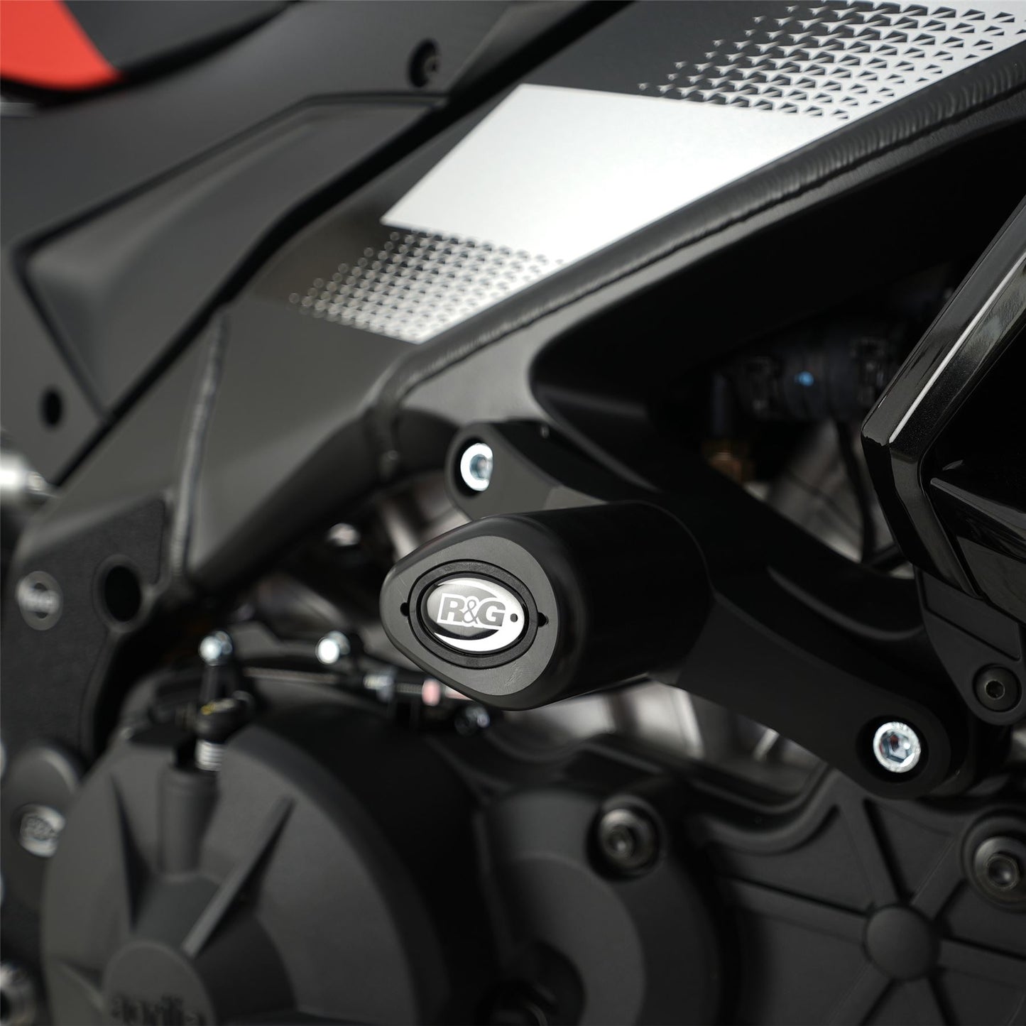 Crash Protectors - Aero Style for Aprilia RSV4 '09- '24, Tuono V4 '11-'20, RSV4 1100 Factory '19-'20, Tuono V4 1100 (Factory) '15-  Colour: Black