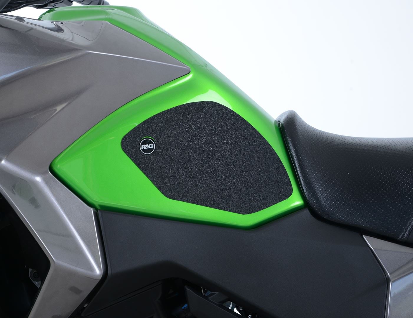 R&G Tank Traction Grips for Kawasaki Versys-X 300 '17- Colour: Clear