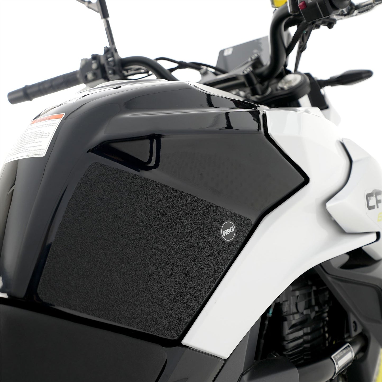 R&G Tank Traction Grips for CFMoto 650NK '22- Colour: Clear