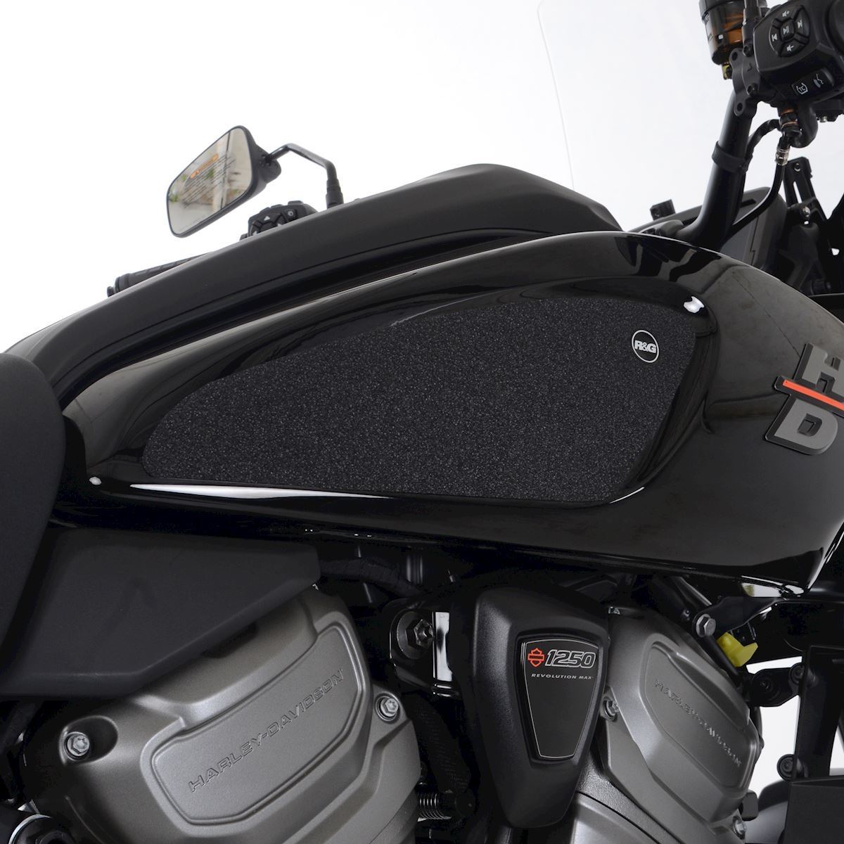 R&G Tank Traction Grips for Harley-Davidson Pan America 1250 (Special) '21- Colour: Black