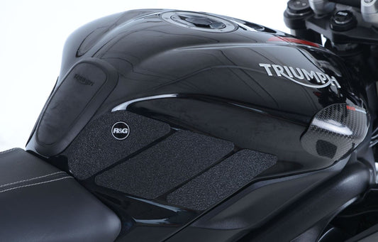 R&G Tank Traction Grip for Triumph 675 Daytona / Street Triple '13-'22 Colour: Black