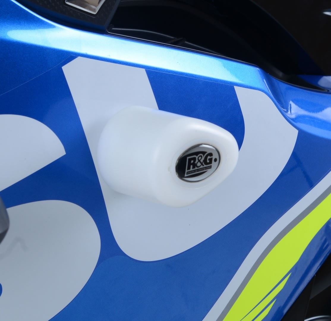 Crash Protectors - Aero Style for Suzuki GSX-R125 '17- '19 Colour: White