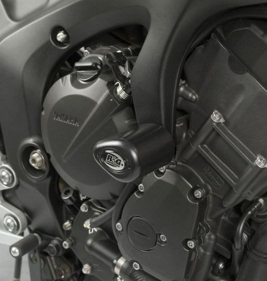 Crash Protectors - Aero Style for the Yamaha FZ6 '04- Colour: Black
