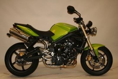 Crash Protectors - Aero Style for Triumph Street Triple 675 '07-'12 Colour: White