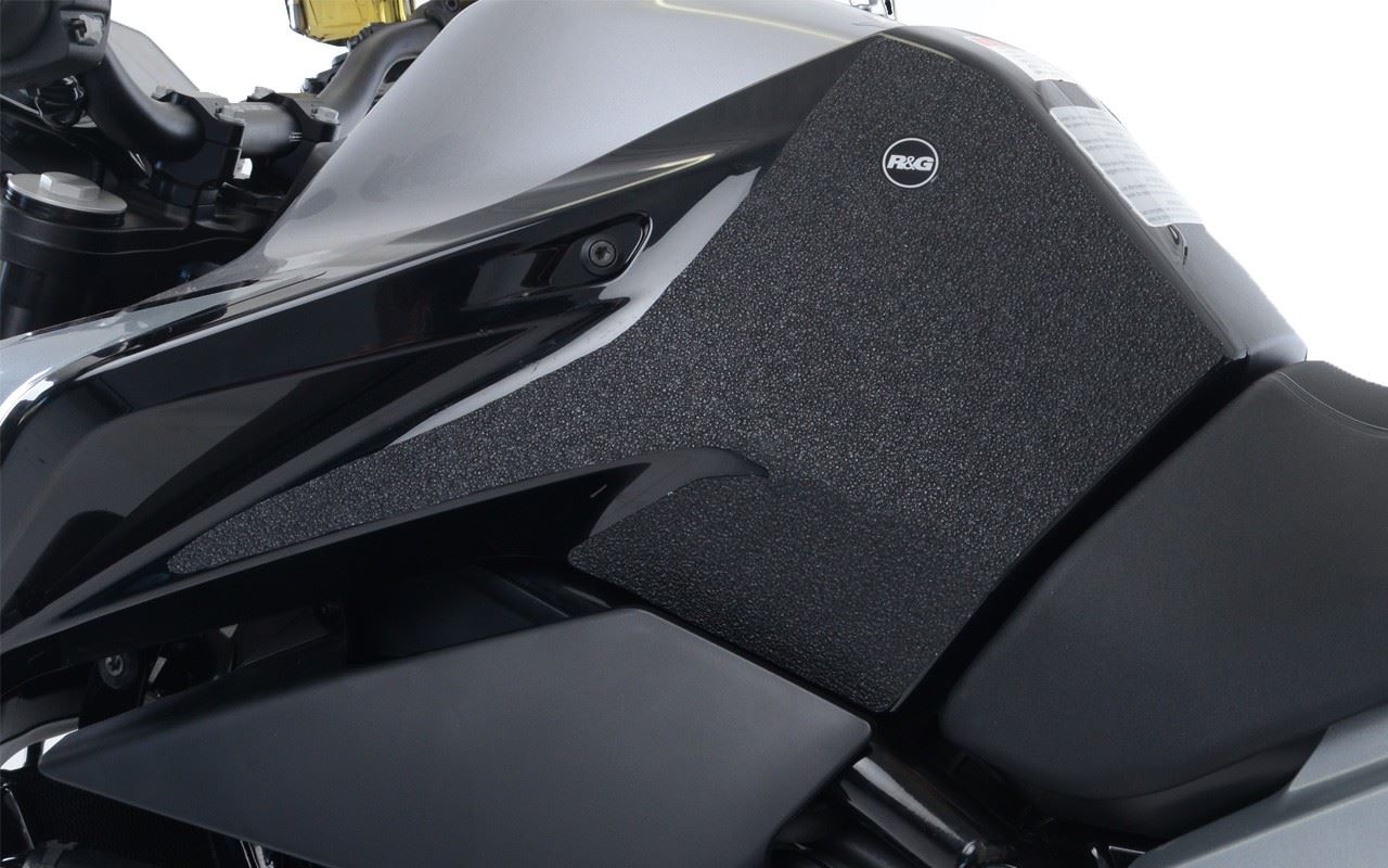 R&G Tank Traction Grips for KTM DUKE 790 '18- & 890 Duke R '20- '24 (2pcs) Colour: Black
