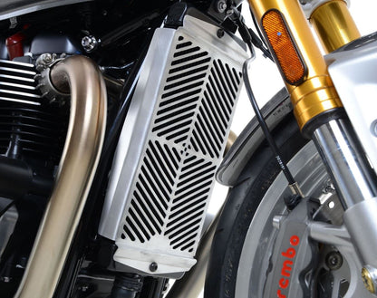 Stainless Steel Radiator Guard for the Triumph Thruxton 1200/R '16-, Speed Twin 1200 '19-'21, Scrambler 900 ’23- & Speed Twin 900 '22- '24