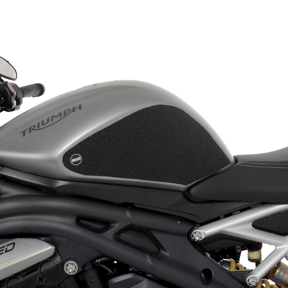 R&G Tank Traction Grips for Triumph Speed Triple 1200 RS '21- Colour: Clear
