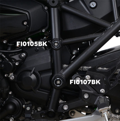 Frame Plug for Kawasaki Ninja H2(R) '15-, Ninja H2 SX '18- '24 (RHS, Lower) & Moto Guzzi V100 '23-, Stelvio '24- (LHS Only).
