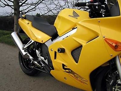 Crash Protectors - Classic Style for Honda VFR800i  '98- '01 Colour: White