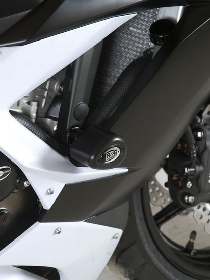 Crash Protectors - Aero Style for Kawasaki ZX6R 636 ('13-'18) Colour: Black