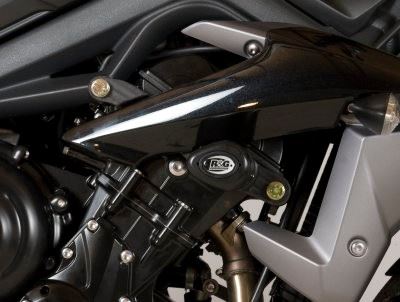Crash Protectors - Aero Style for Triumph Street Triple '13-'16 Colour: White