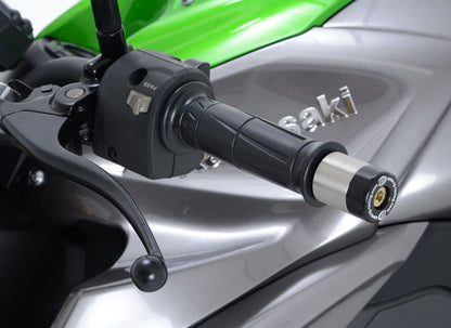 Bar End Sliders for Kawasaki Versys 1000 '12-'18 , Z1000, ZZR1400, GTR1400, Ninja 125 '19-, Ninja 1000SX '20- '24, Ninja 1100SX '25-, Eliminator 500 2024 & Royal Enfield Himalayan '17-