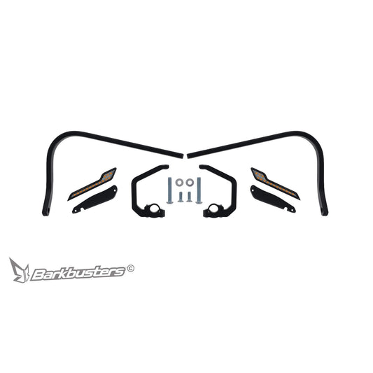 BarkBusters Handguard Kit Two Point Mount: BMW R1300GS '24-  & R1300GS Adventure '24- with Amber light in OEM Handguard