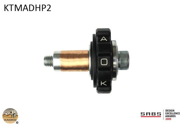 Kaoko Throttle Stabilizer for BMW HP2 (all year models). (also for use with Touratech Hand Guards).