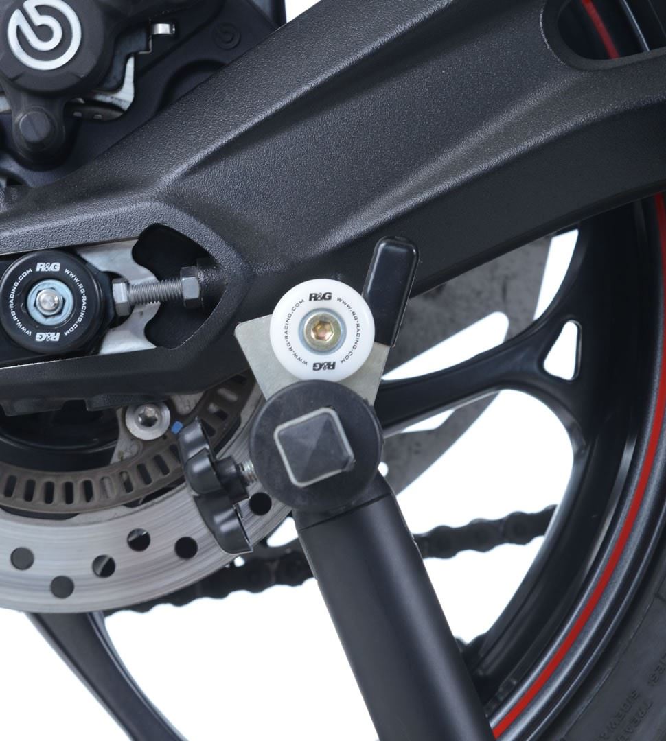Cotton Reels for BMW S1000RR '23-, S1000R '23- , HP4 & M1000R '23- '24, Triumph Street Triple '13-,R/RS 765 '17-/ Street Triple S 765 '17- '20, Royal Enfield Interceptor 650 ’19-,Continental GT 650 ’19- & S1000R, M Sport '21- '24 Colour: Black