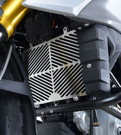 Stainless Steel Radiator Guard for the BMW G310R '17- '23 and G310GS '17- '23 models