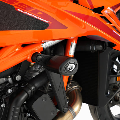 Crash Protectors- KTM 1390 Super Duke R (Evo) 2024 Colour: Black