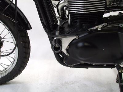 Crash Protectors - Classic Style for  Triumph Thruxton '04-, Bonneville '08-, Scrambler
