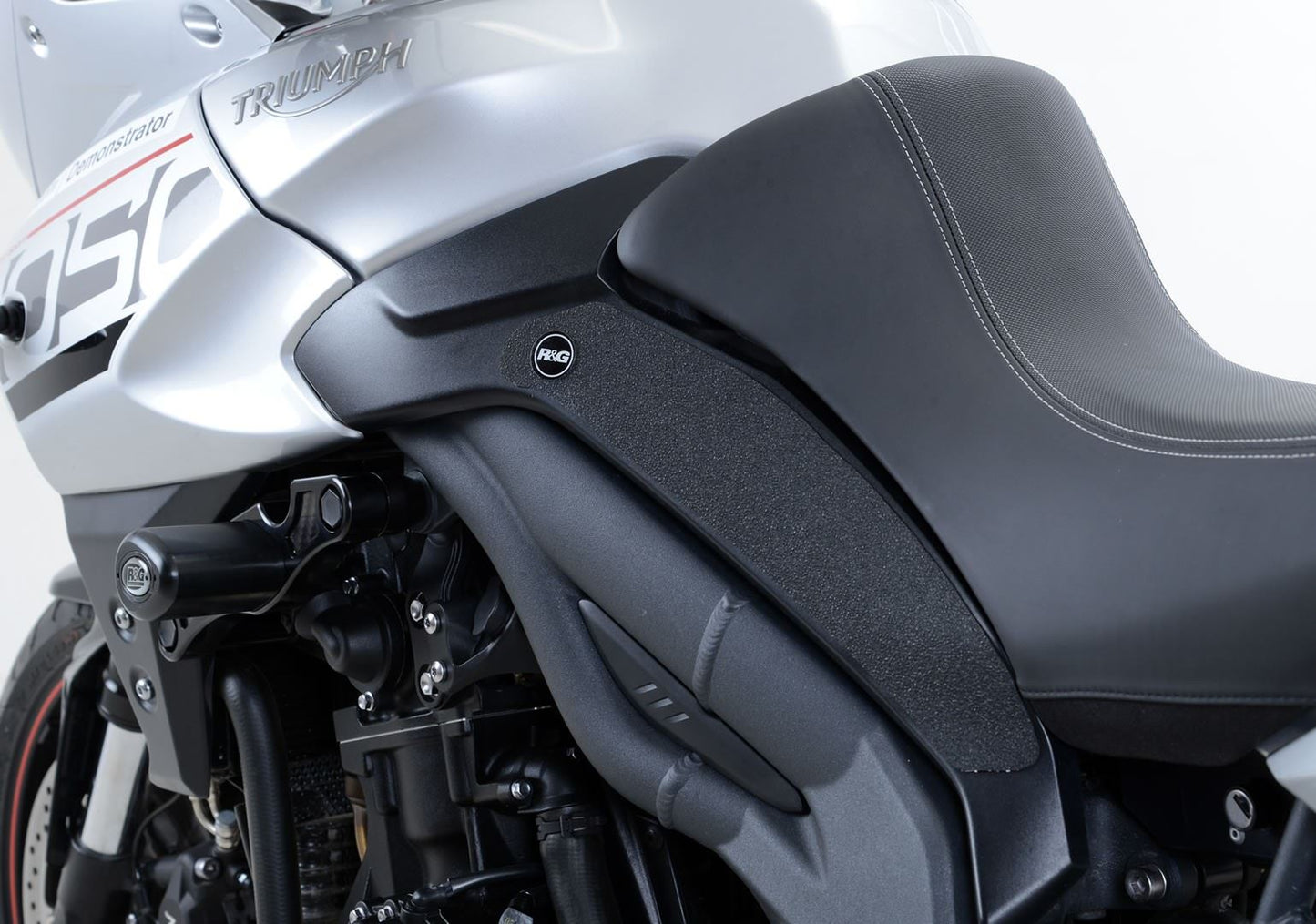 R&G Tank Traction Grip for Triumph Tiger Sport 1050 '16- Colour: Black