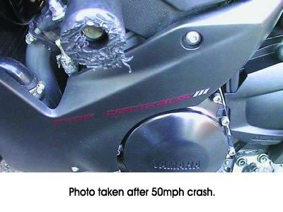 Crash Protectors - Classic Style for Yamaha YZF-R1 '02 - '03