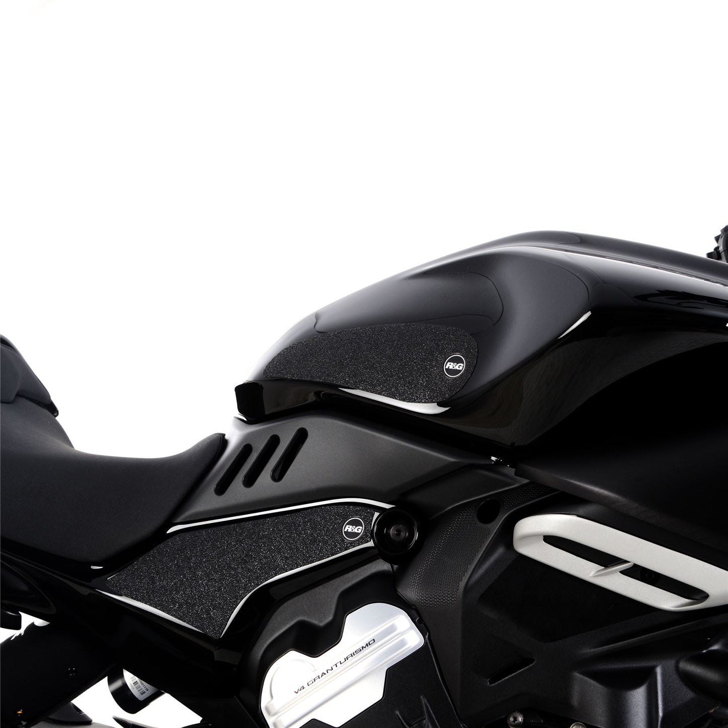 R&G Tank Traction Grips for Ducati Diavel V4 '23- Colour: Clear