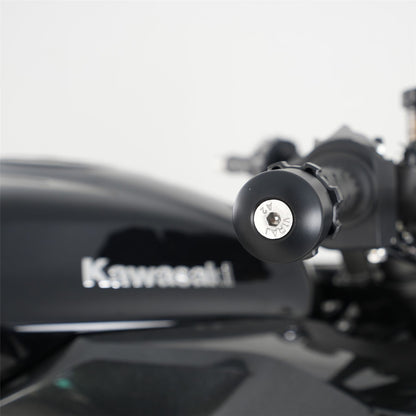 Kaoko Throttle Stabilizer for Kawasaki Z1000SX ('10- '24) & Ninja 1100SX '25- : models with parallel 37,8mm OD bar end weights.