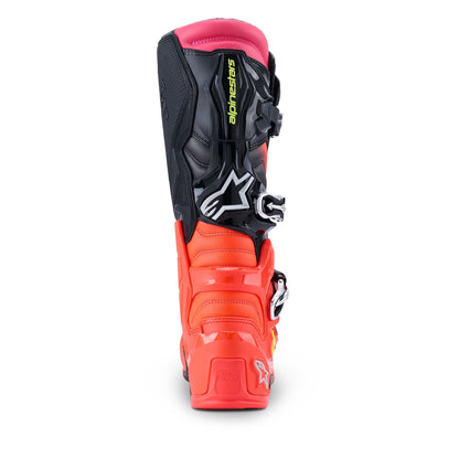 Alpinestars Tech 7 - Black Red Fluo Pink Fluo - US 7 / EU 40.5