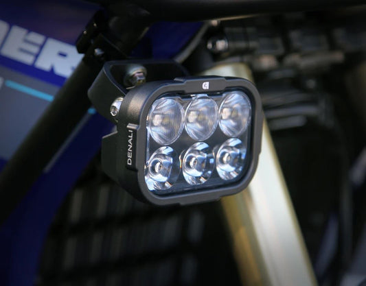 DENALI DL-6 Driving Light w/ DataDim Technology, 6-LED, Elliptical Hybrid Beam Colour: White