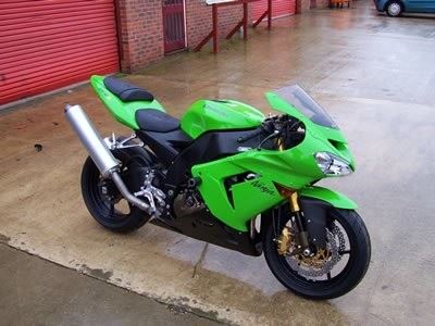 Crash Protectors - Classic Style for Kawasaki ZX10R '04- '05 Colour: Black