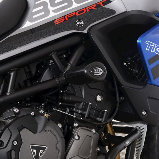 Crash Protectors - Aero Style for the Triumph Tiger 850 Sport '21- Colour: Black