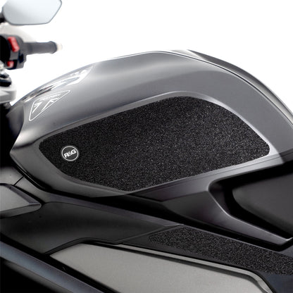 R&G Tank Traction Grips for Triumph  Daytona 660 '24- Colour: Clear