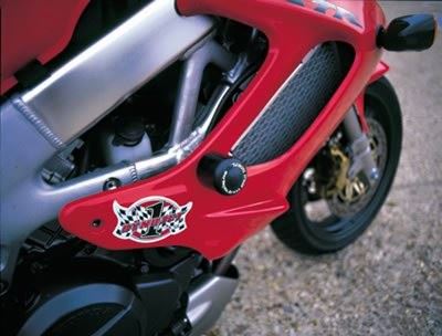 Crash Protectors - Classic Style for Honda VTR1000 Firestorm Colour: Black