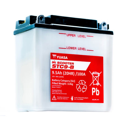 Yuasa STC9-B (CP) 12V Scooter Battery
