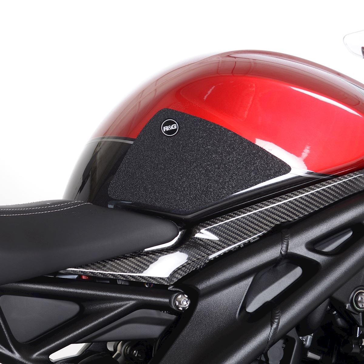 R&G Tank Traction Grips for Triumph Speed Triple 1200RR '22- Colour: Clear