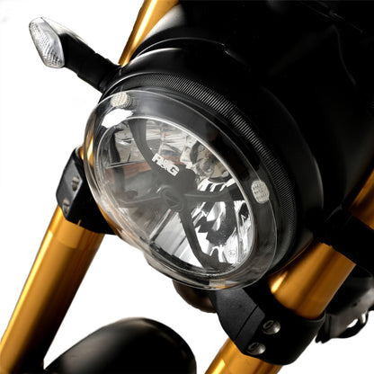 Headlight Shield for Ducati Scrambler 1100 '18-, Scrambler 1100 Pro '20-, Royal Enfield Interceptor 650 ’19- / Meteor 350 '24-