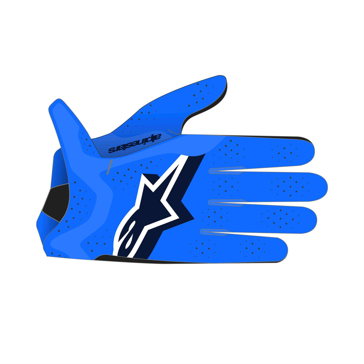 Alpinestars Supertech MX Gloves - UCLA Blue Deep Blue White - Size XXL