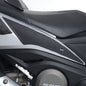 R&G Tank Traction Grips for Kymco AK 550 '18- Colour: Black