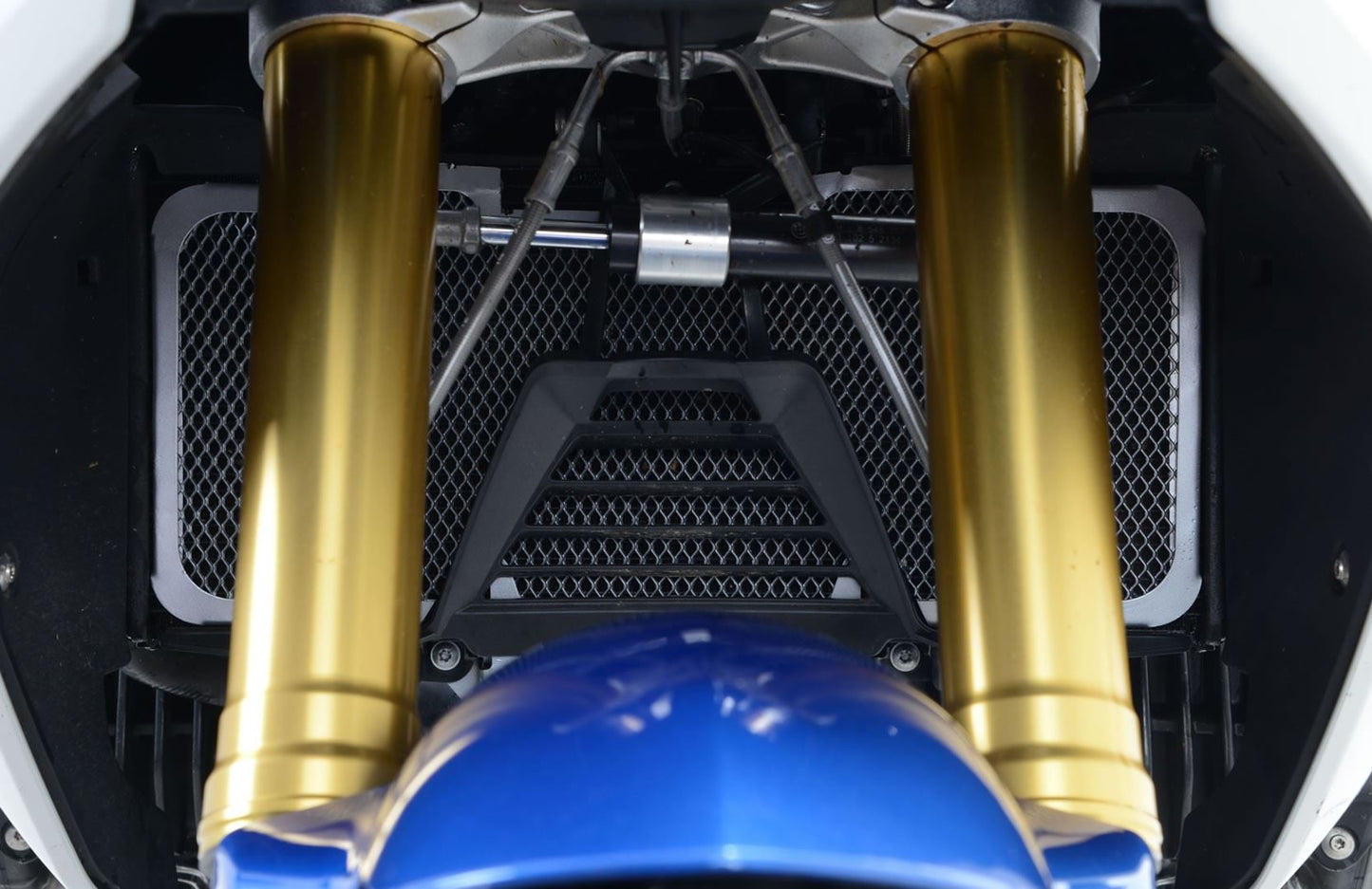 Radiator Guard for the BMW R1200R/RS '15-'18 R1250R (RS) '19-, R1250RS SE '24- Radiator Guard Colour: Black