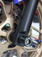 Fork Protectors for Yamaha R25 '14-, MT-25 '15-, R3 '15-, MT-03 '16- models Colour: Black