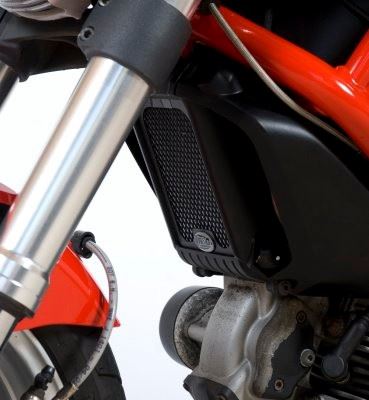 Oil Cooler Guard  for  Ducati Monster 1100 / 1100S / 1100EVO & 795/796 '09- Colour: Black