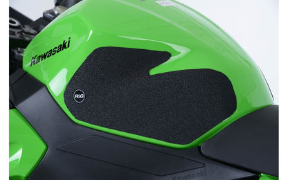 R&G Tank Traction Grips for Kawasaki  Ninja 7 Hybrid HEV / Z 7 Hybrid HEV  '24-, Ninja 250/400 '18- & Z400/ Z250 '19-, Z500 (Ninja) '24- Colour: Clear