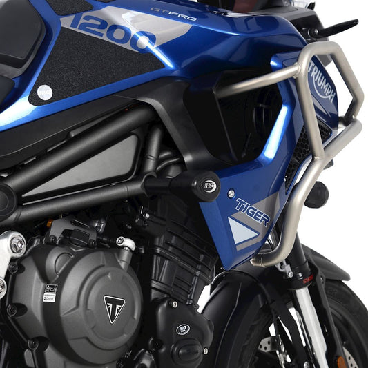 Crash Protectors - Aero Style for Triumph Tiger 1200 GT/ GT Pro/ Rally Pro '22- Colour: Black