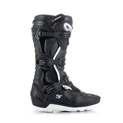 Alpinestars Tech 3 Enduro Waterproof - Black / White - US 11 / EU 45.5