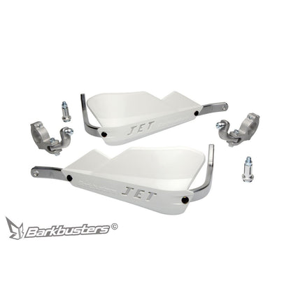 BarkBusters JET HandGuard Kit (Two Point Tapered Mount) Select Colour: White