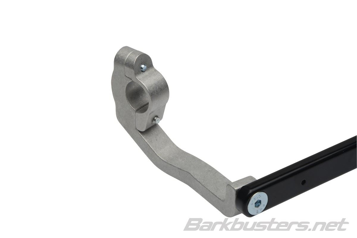 BarkBusters Handguard Kit for KTM 200/250/390 DUKE, Suzuki Gladius, Honda CB500F '13-'18, Aprilia Shiver 900 '18- '24 & BMW F800 GS '16- Colour: Silver